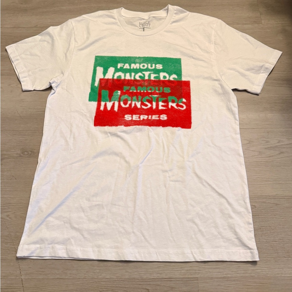 Exclusive BlackCraft X Corey Taylor X Famous Monsters Tee Shirt Frankenstein